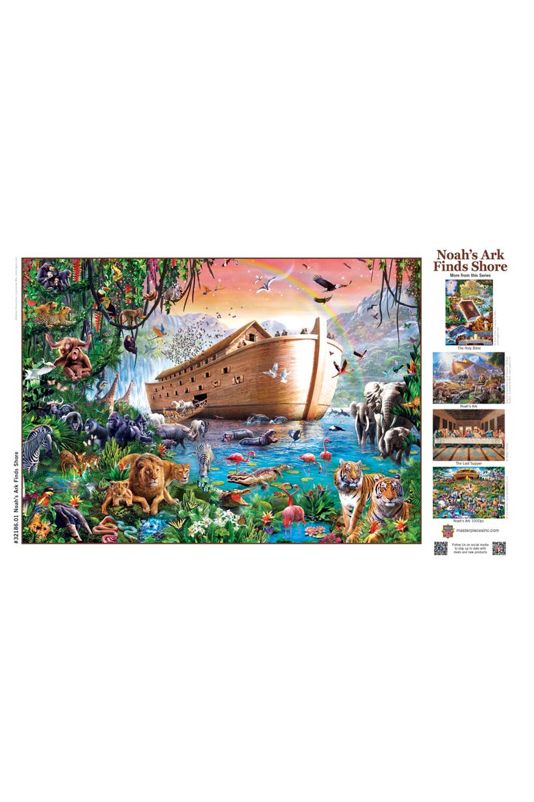 Noah's Ark Finds Shore 500 Piece Puzzle, Alternate, color, Multicolor