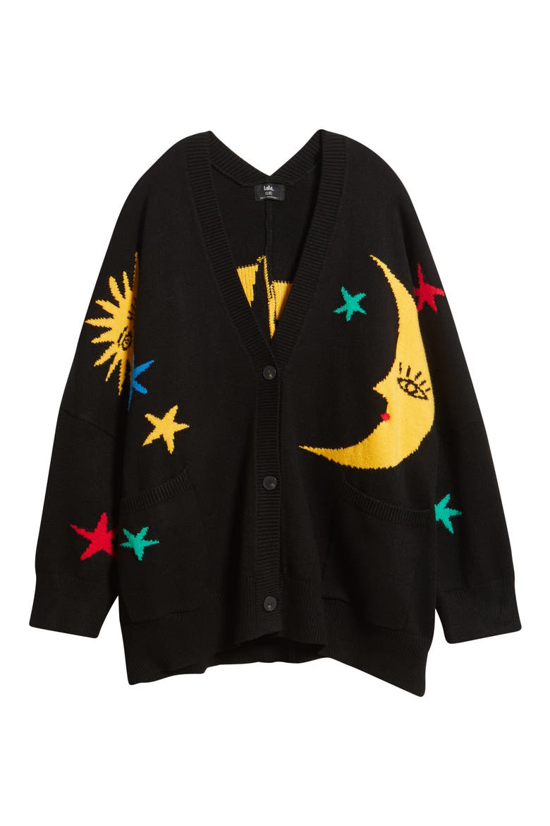 Celestial Oversize Cardigan, Alternate, color, CELESTIAL