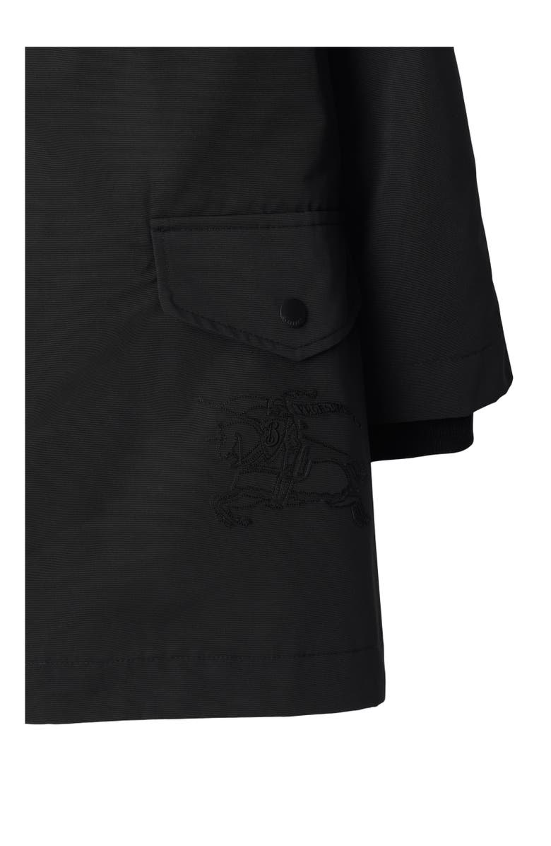 Burberry Detachable Warmer Nylon Parka, Alternate, color, Black