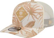 New Era Men's New Era Tan Chicago Bears Tonal Palm COOLERA 9SEVENTY Adjustable Trucker Hat