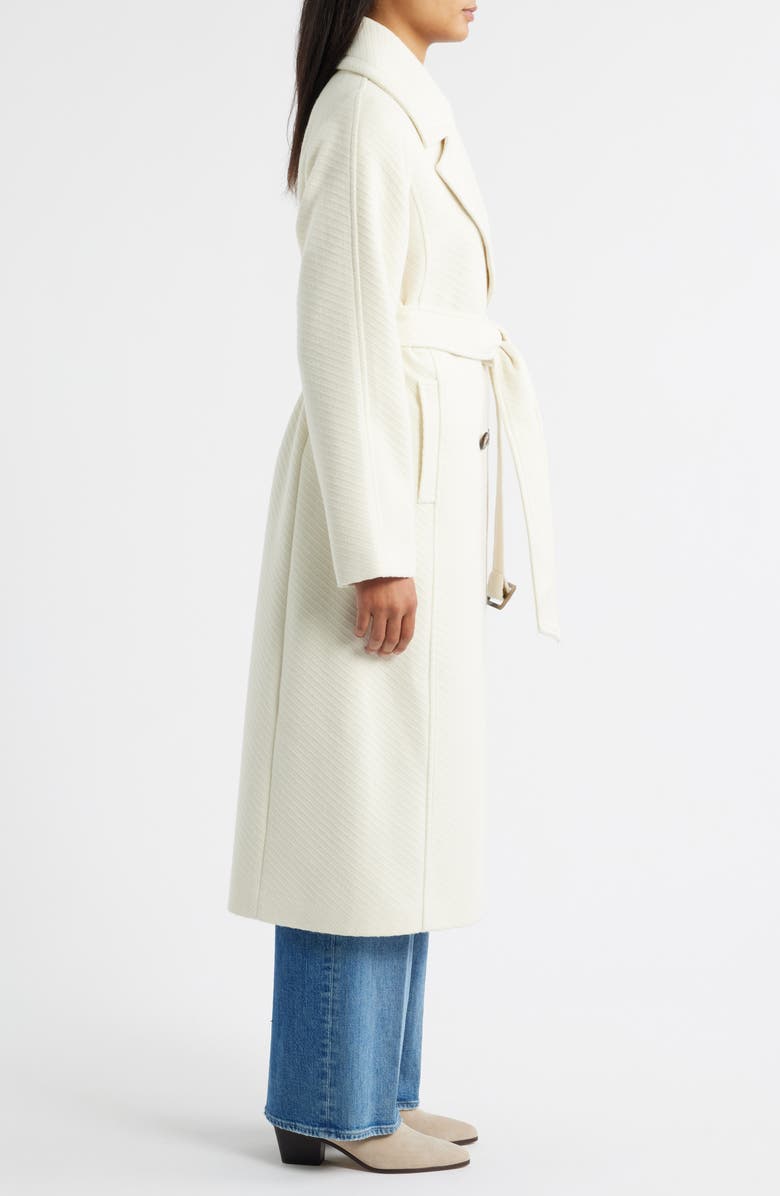 Bernardo Whitaker Twill Coat, Alternate, color, White