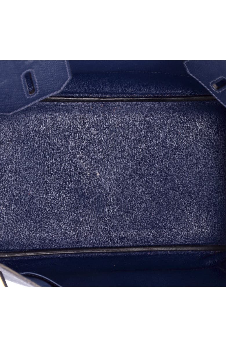 Pre-Owned Hermes Birkin Handbag Blue Epsom with Gold Hardware 30, Alternate, color, Bleu Saphir