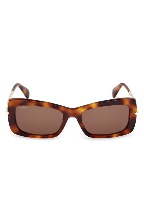 54mm Rectangular Sunglasses