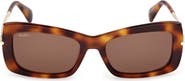 Max Mara 54mm Rectangular Sunglasses