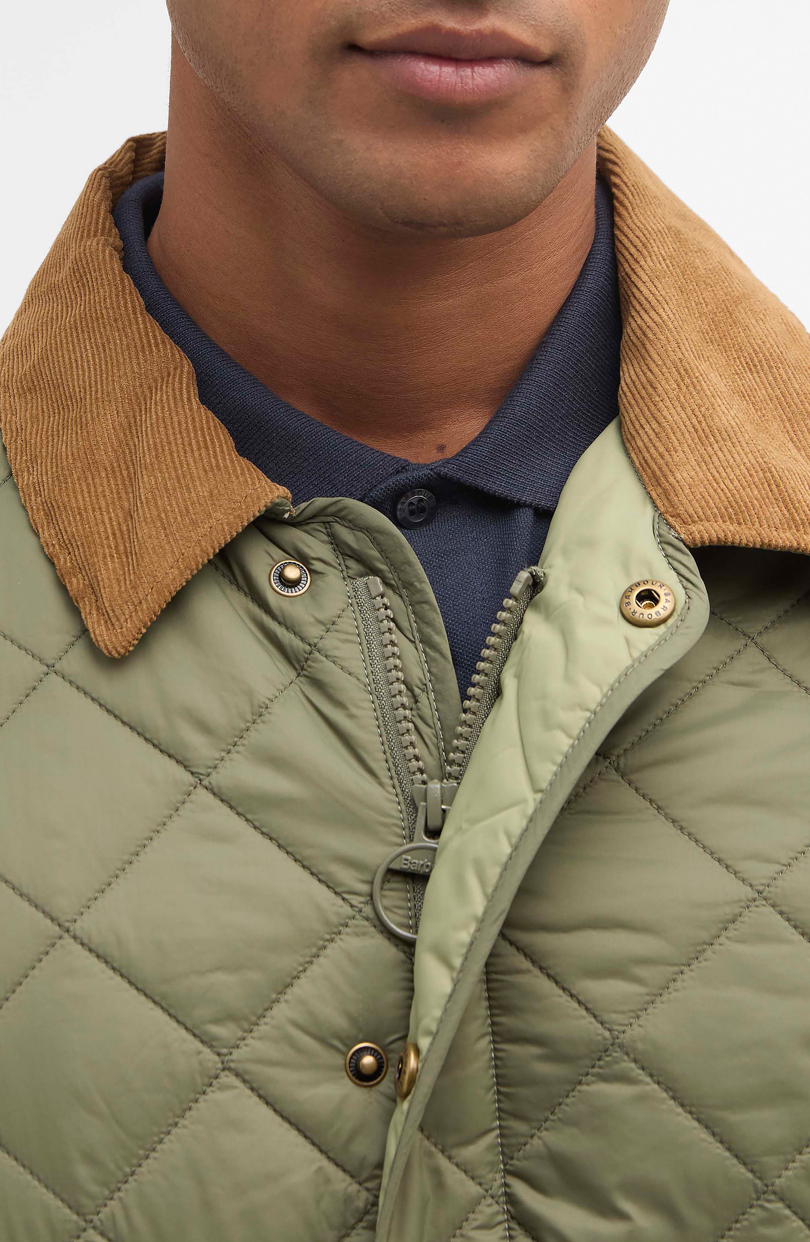 Мужские Barbour City Bedale Diamond Quilted Puffer Jacket — фото 3