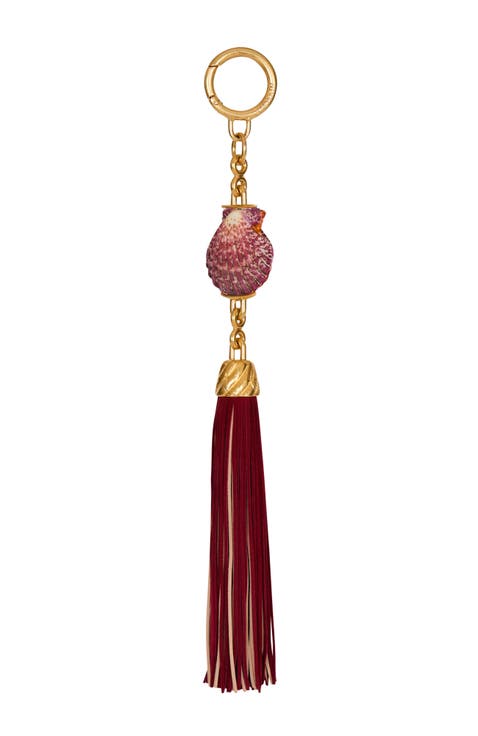 Shell tassel charm