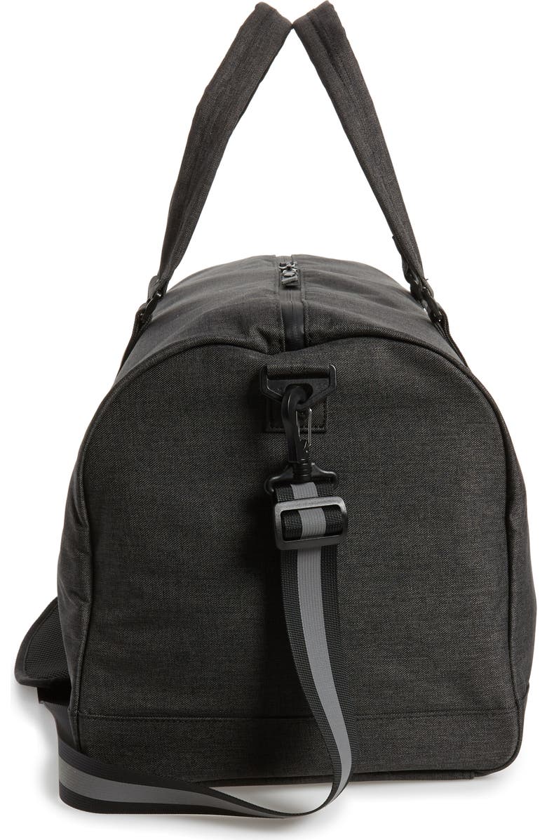 Herschel Supply Co. Novel Reflective Duffel Bag, Alternate, color, Black Crosshatch/ Reflective