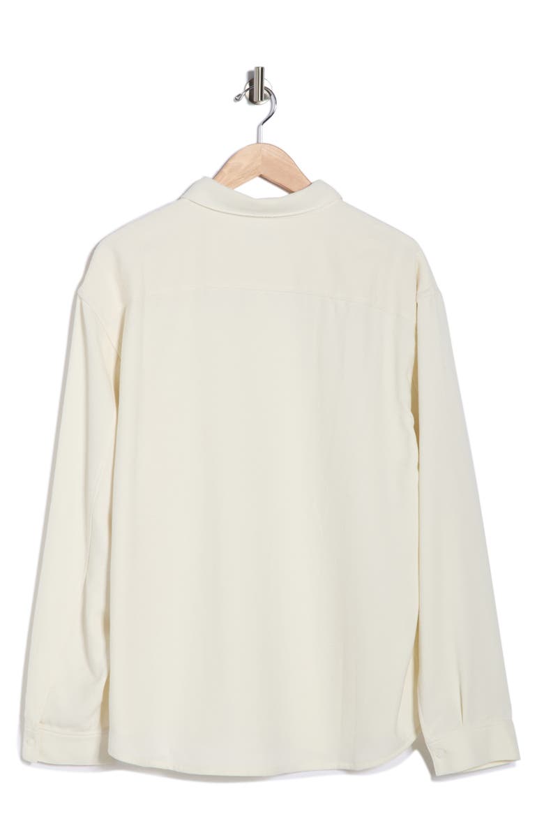 FRAME Textured Long Sleeve Shirt, Alternate, color, White Sand