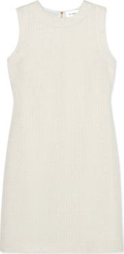 St. John Evening Sleeveless Textured Weave Dress
