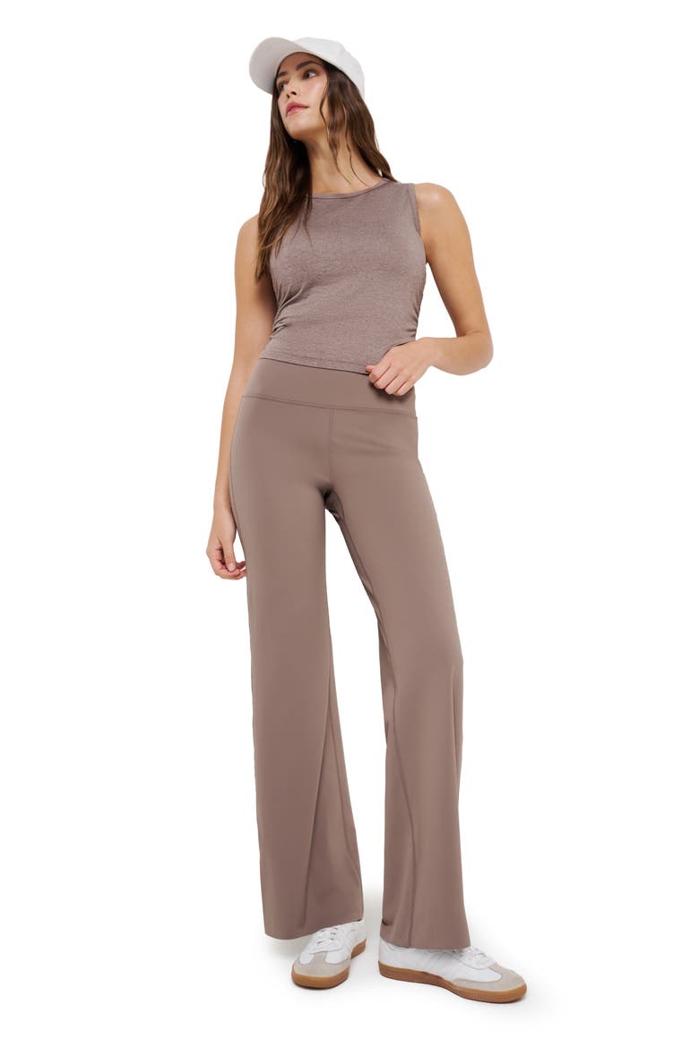 Moveknit Bonded Pants, Alternate, color, TRUFFLE