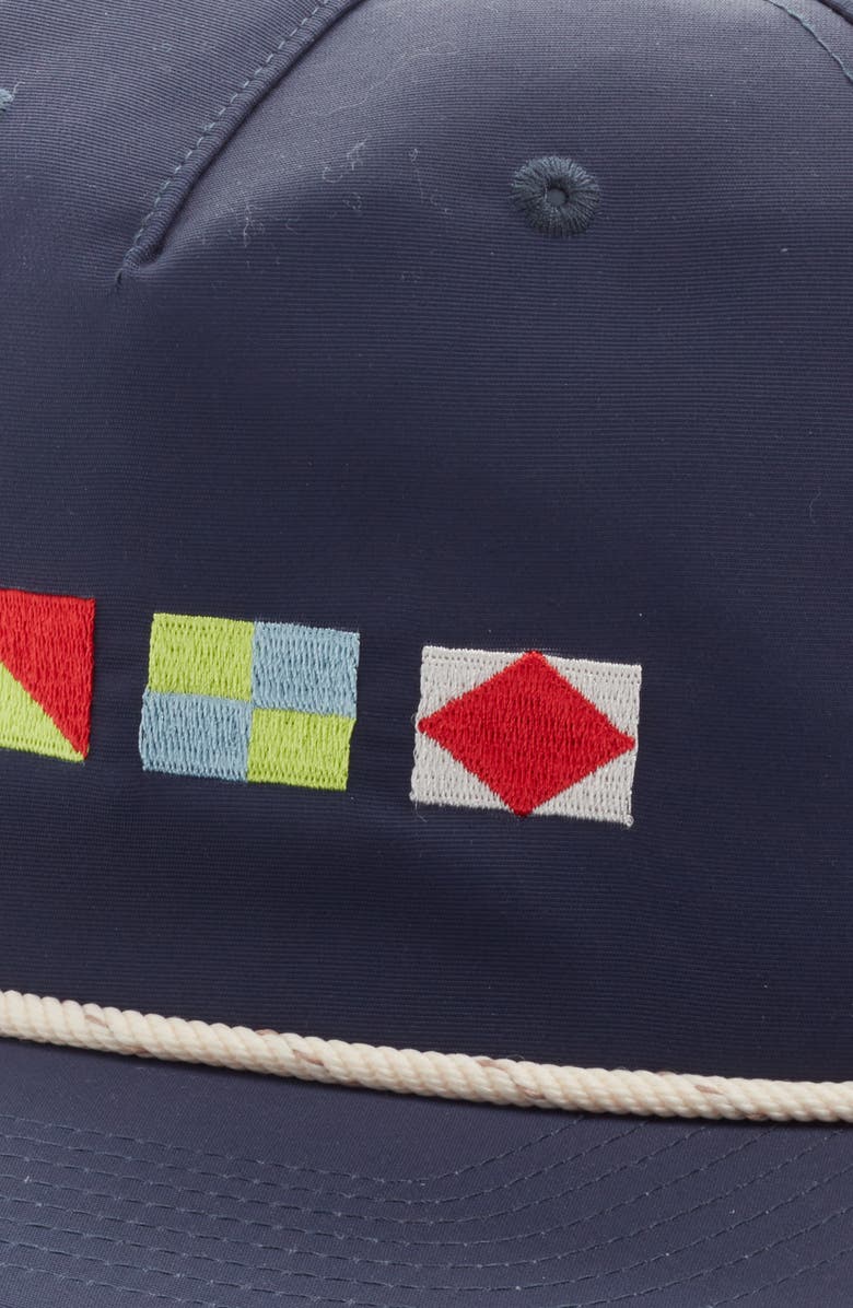Swannies Helms Embroidered Semaphore Adjusable Baseball Cap, Alternate, color, Midnight-Navy