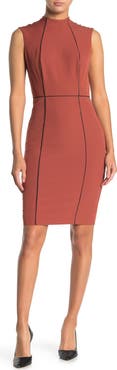 Alexia Admor Mock Neck Sheath Dress
