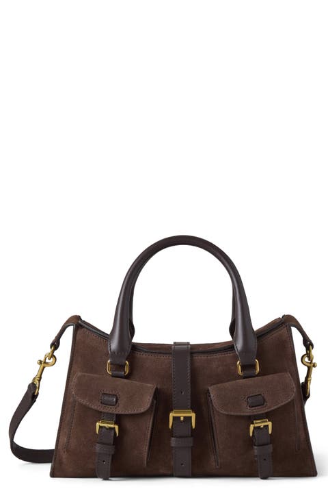 Small Roxanne Suede Crossbody Bag