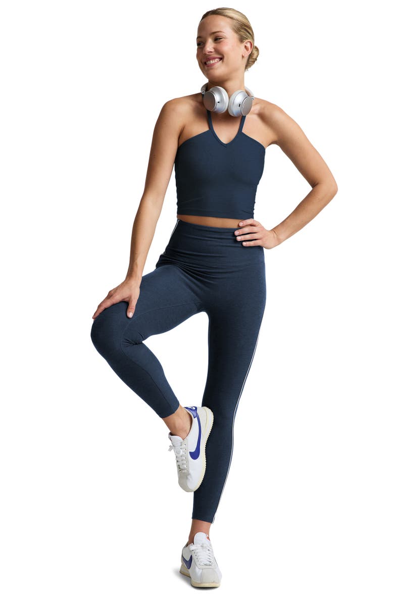 Beyond Yoga Spacedye Streamline Leggings, Alternate, color, Nocturnal Navy
