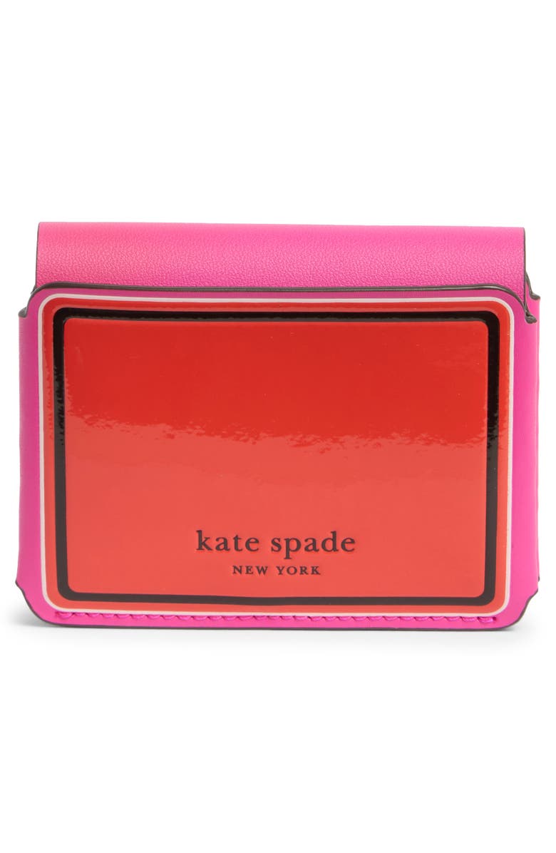 Kate Spade New York detour leather card case, Alternate, color, Pink