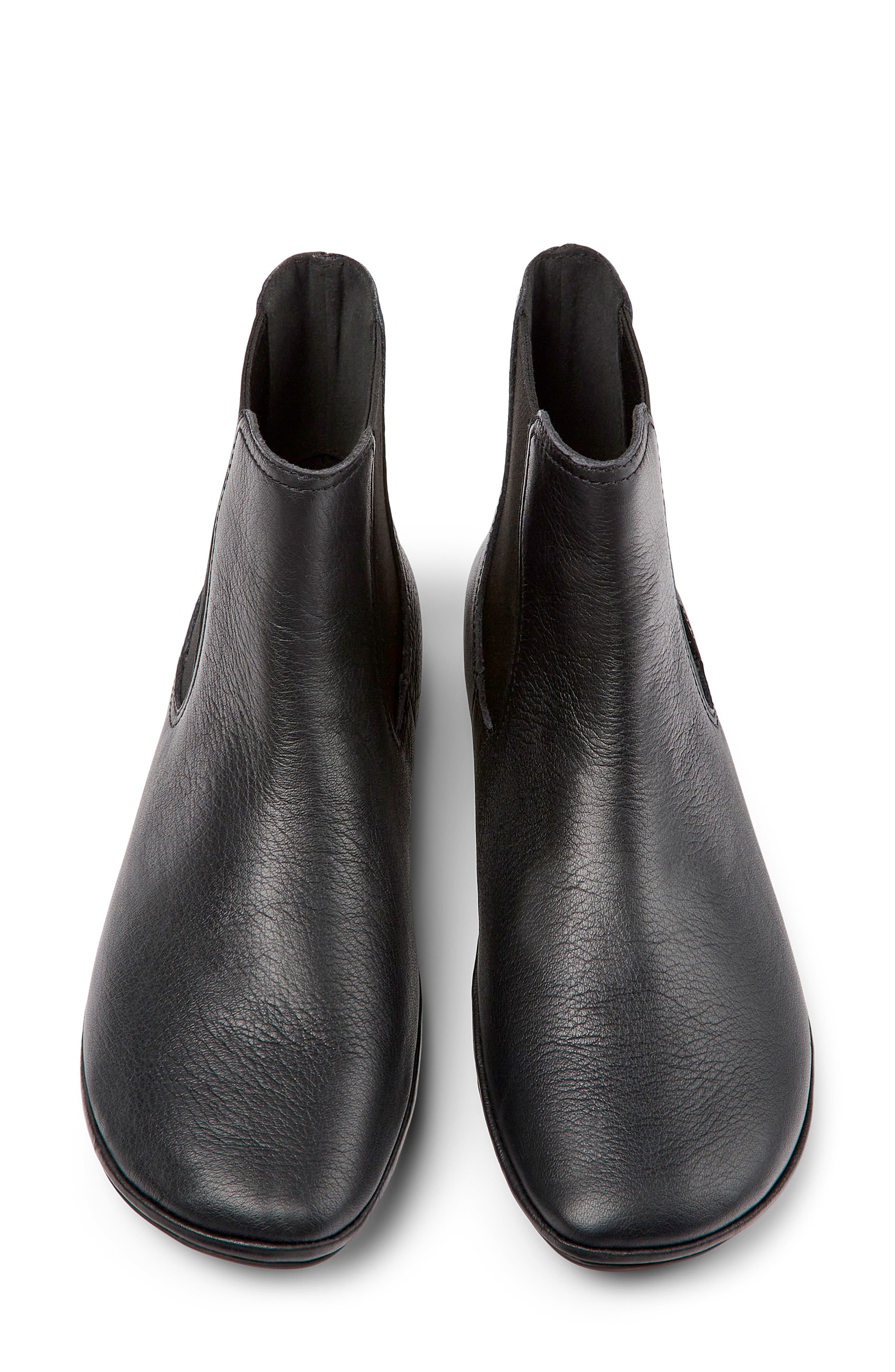 Camper Right Nina Bootie, Alternate, color, Black