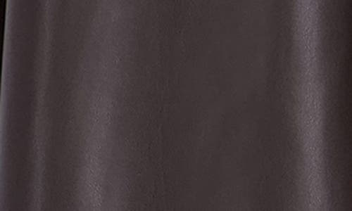 Ookie & Lala Supersoft Faux Leather Pocketed Maxi Skirt In Brown