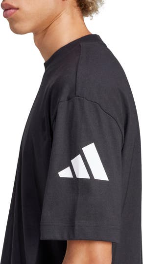 Essentials Loose 3-Bar Cotton T-Shirt