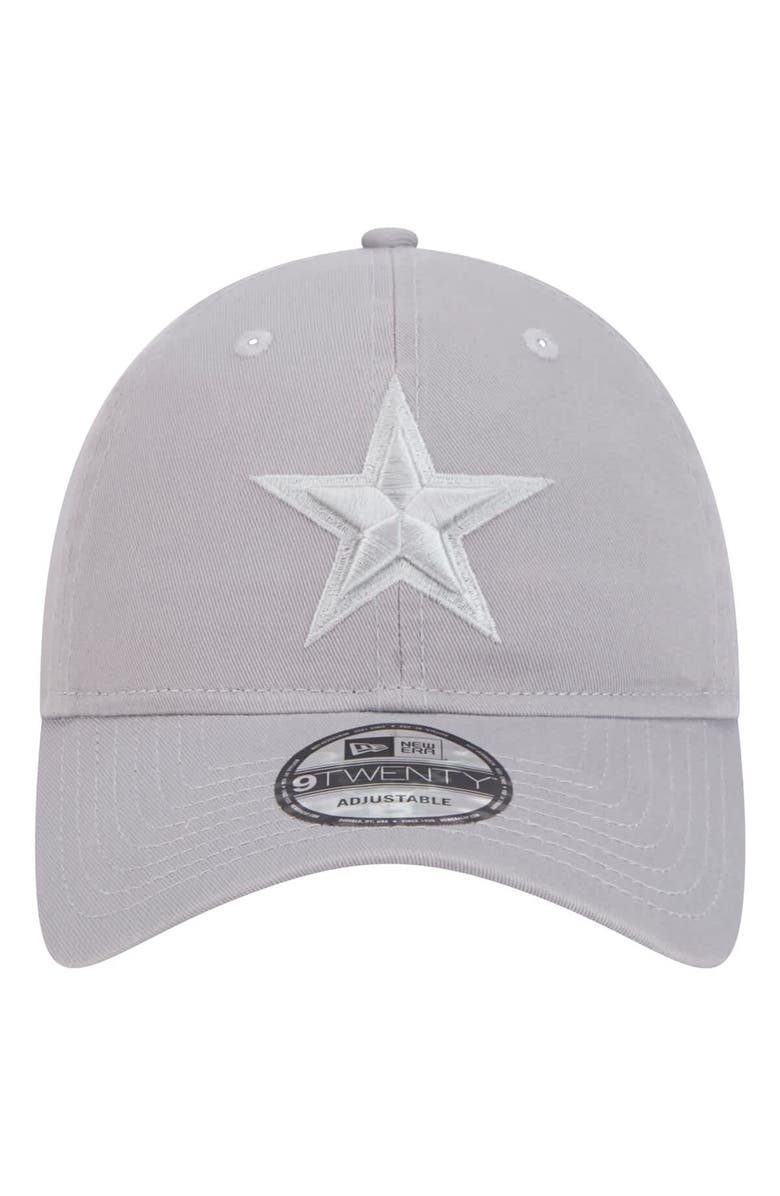 New Era Men's New Era Gray Dallas Cowboys Tonal Color Pack 9TWENTY Adjustable Hat, Alternate, color, Gray