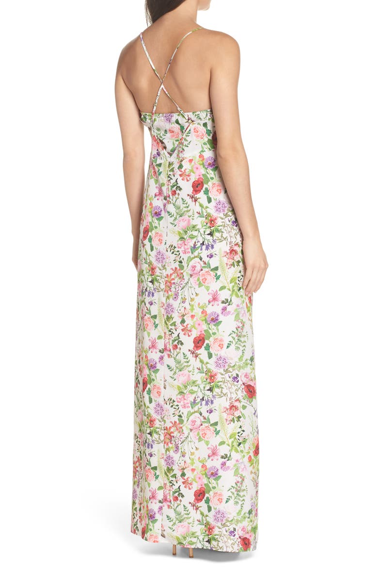 Carolina Print Maxi Dress, Alternate, color, GARDEN FLORAL