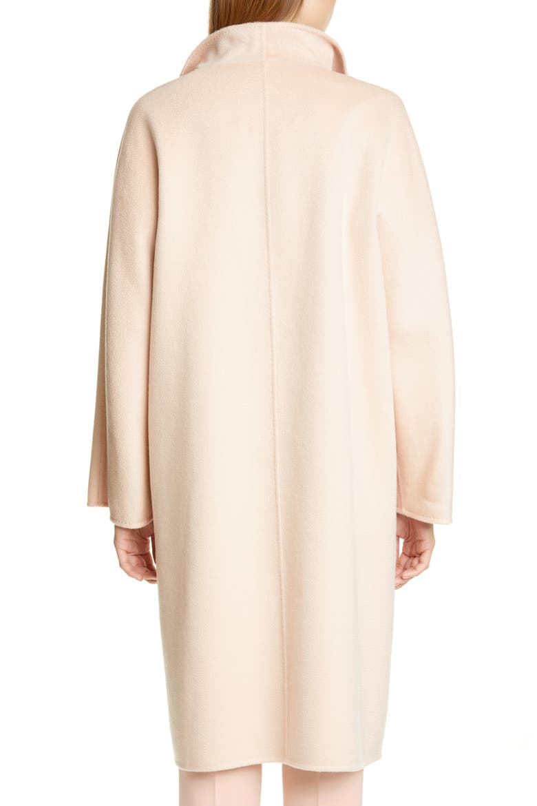 Lilia Double Face Cashmere Car Coat, Alternate, color, PINK