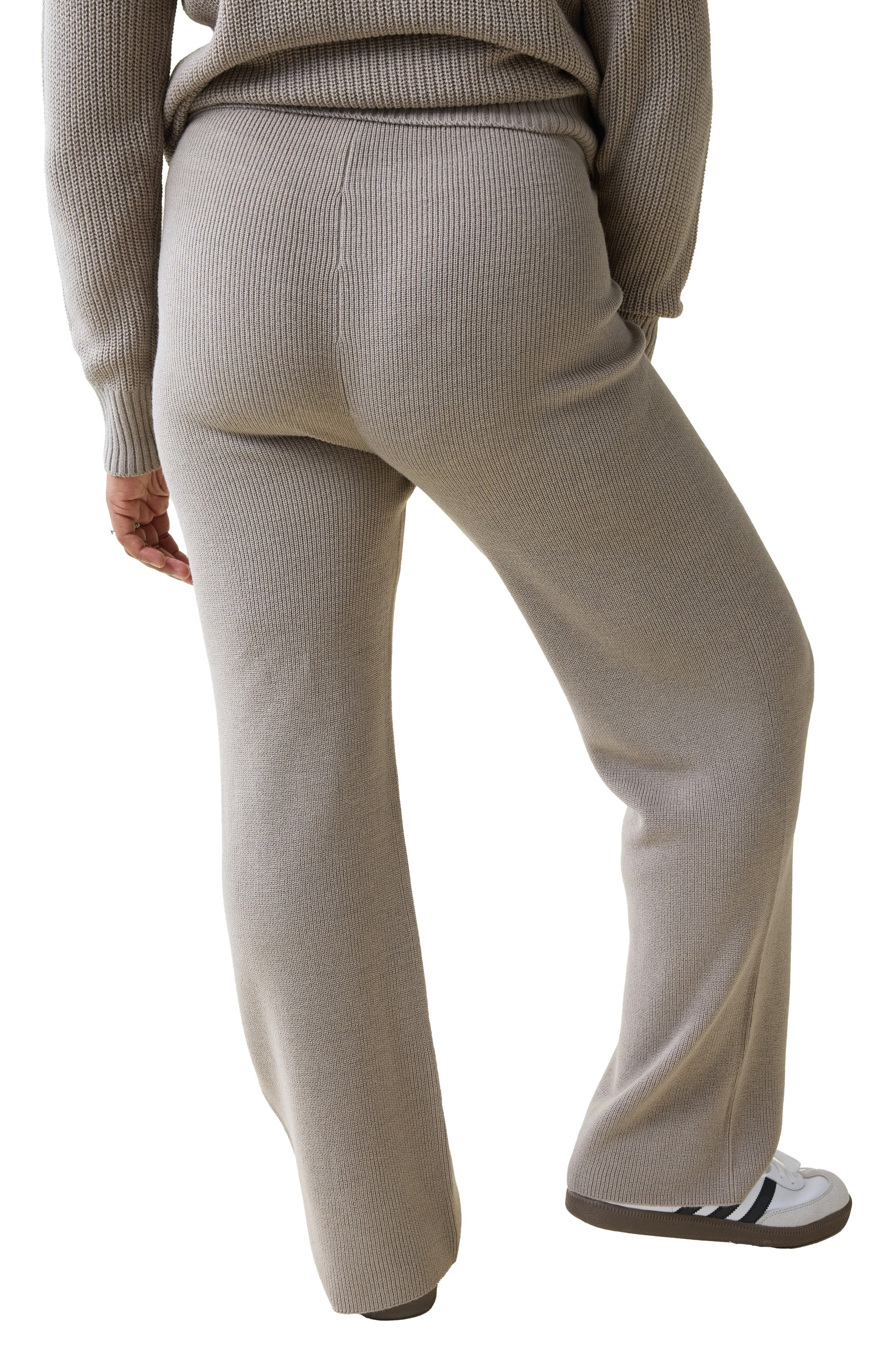 Easy Rib Over the Bump Maternity Sweater Pants - image 2