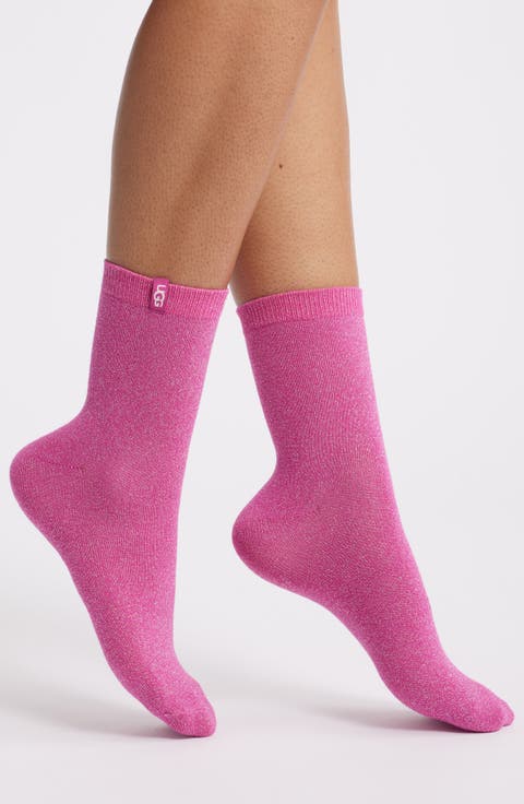 Lavinia Shimmer Quarter Socks
