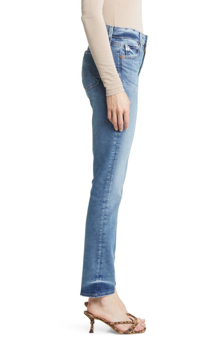 AG Mari High Waist Slim Straight Leg Jeans, Alternate, color, Resort