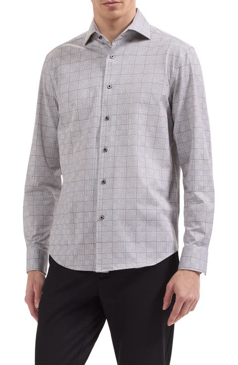 Devon OoohCotton® Print Button-Up Shirt