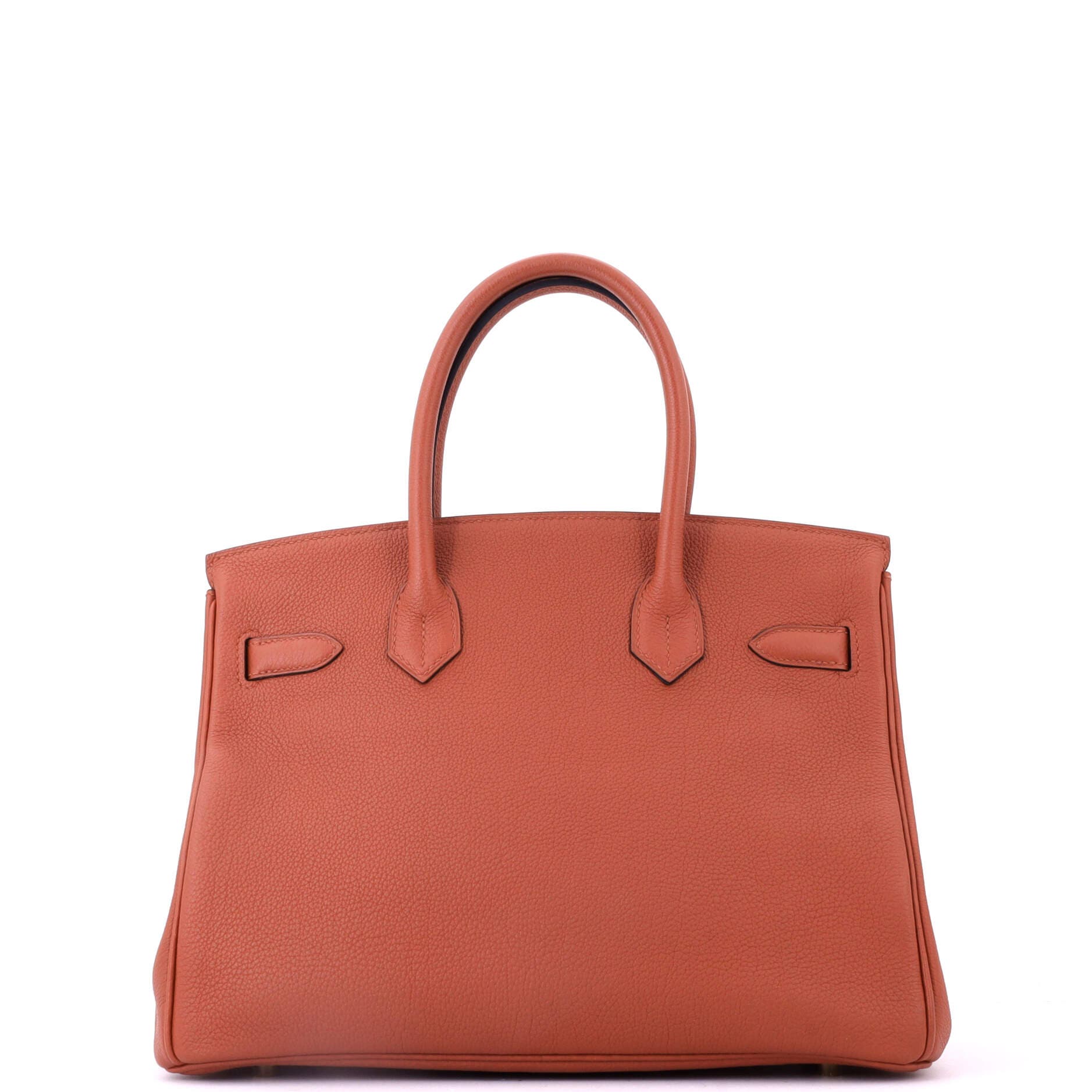 Pre-Owned Hermes Birkin Handbag Brown Togo with Gold Hardware 30, Alternate, color, Cuivre