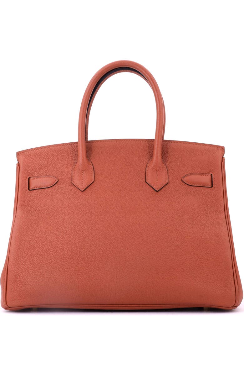 Pre-Owned Hermes Birkin Handbag Brown Togo with Gold Hardware 30, Alternate, color, Cuivre