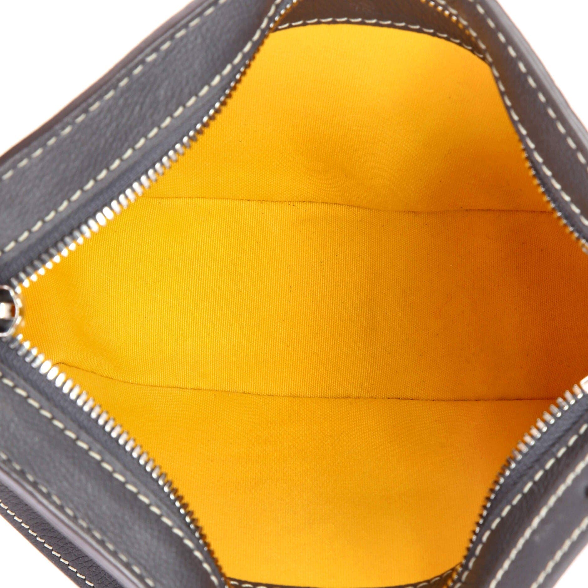 Pre-Owned Goyard Hirondelle Shoulder Bag Coated Canvas and Leather, Alternate, color, Gray