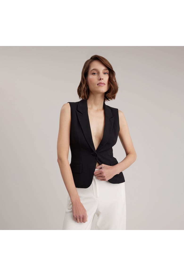 Varly Vest, Alternate, color, Black