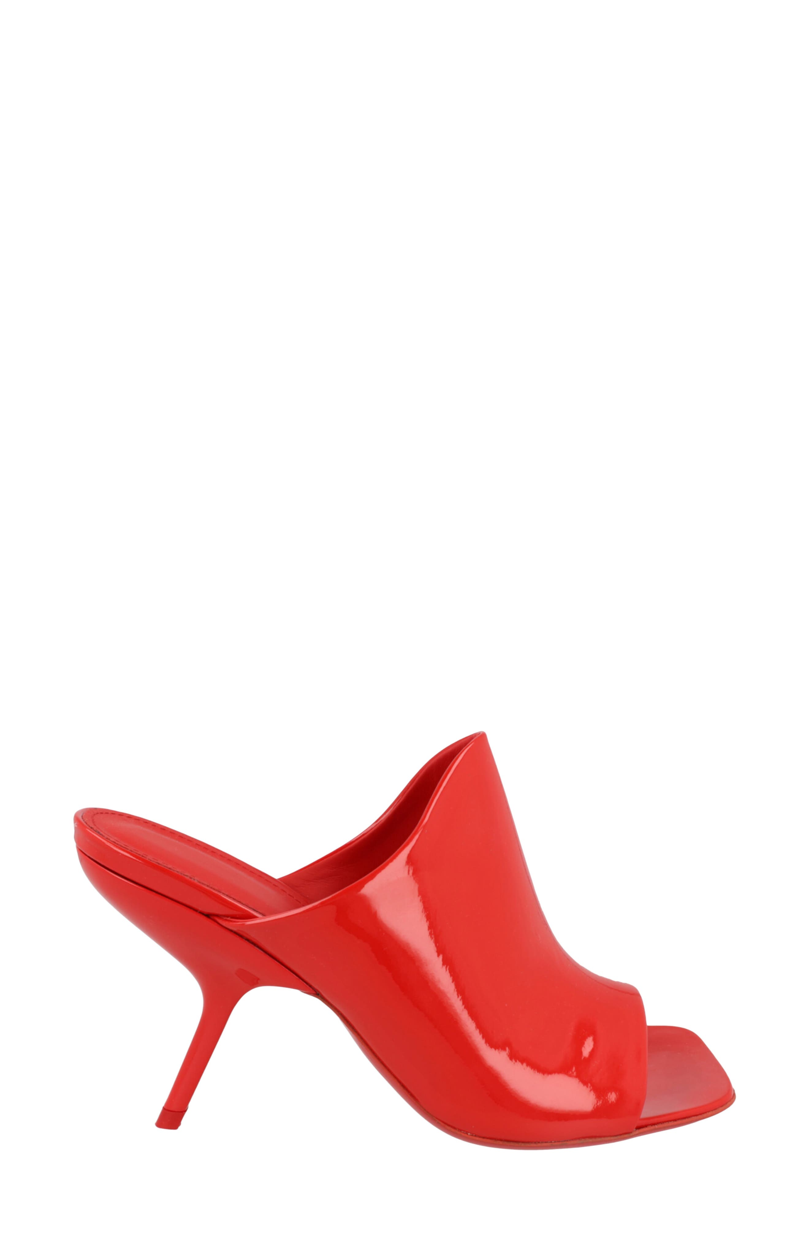 Era Patent Leather Mule, Alternate, color, RED