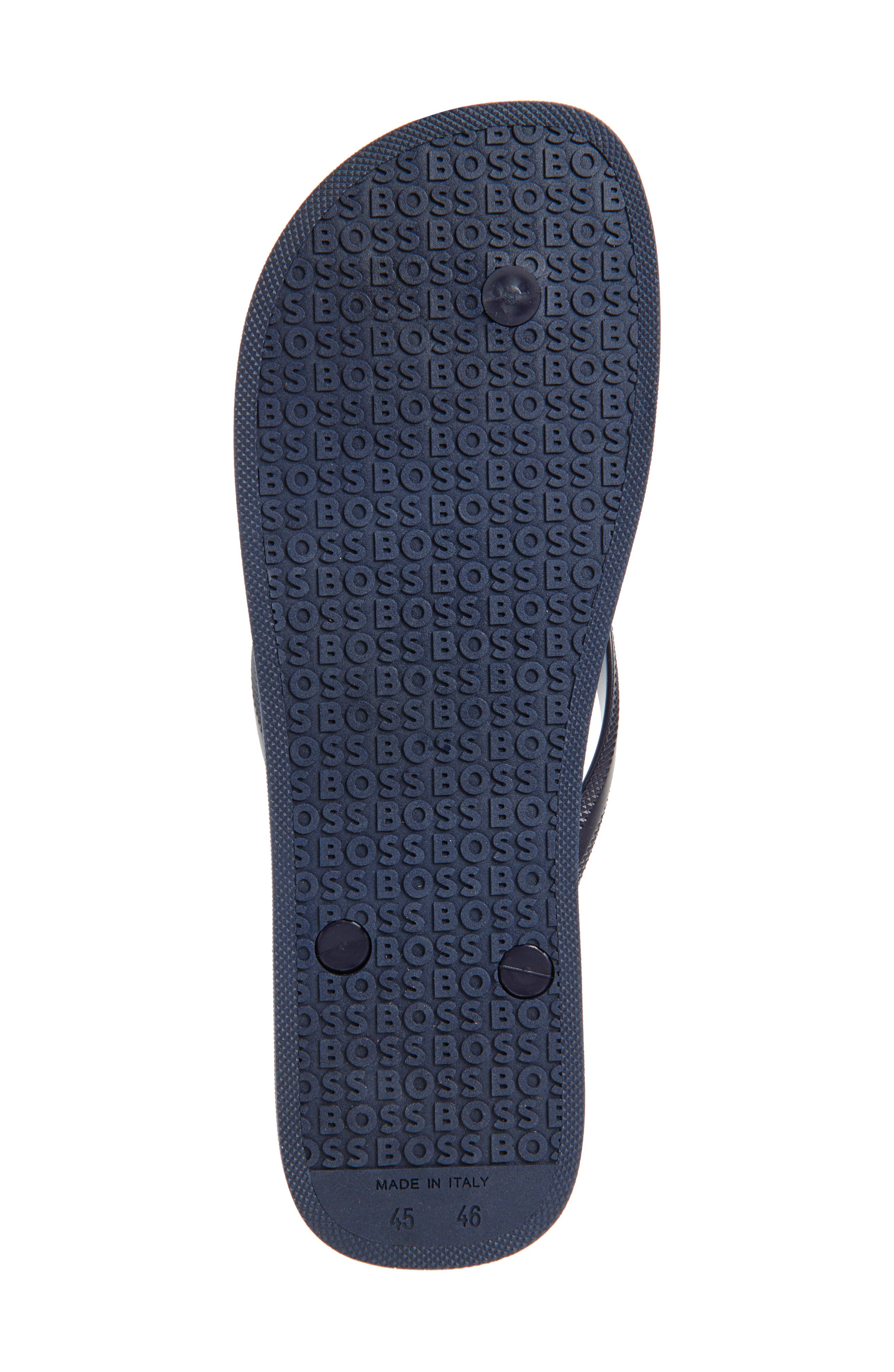 BOSS Tracy Thong Sandal, Alternate, color, Dark Blue