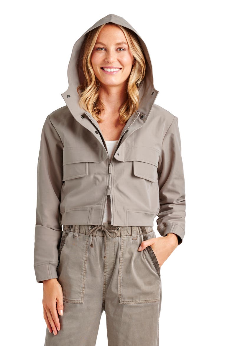 Arizona Crop Hooded Jacket, Alternate, color, TAWNY