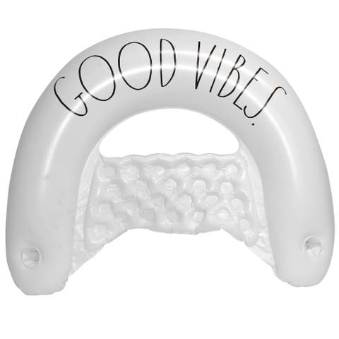 Good Vibes Chair Lounger 55 inch x 36 inch Water & Pool Inflatable