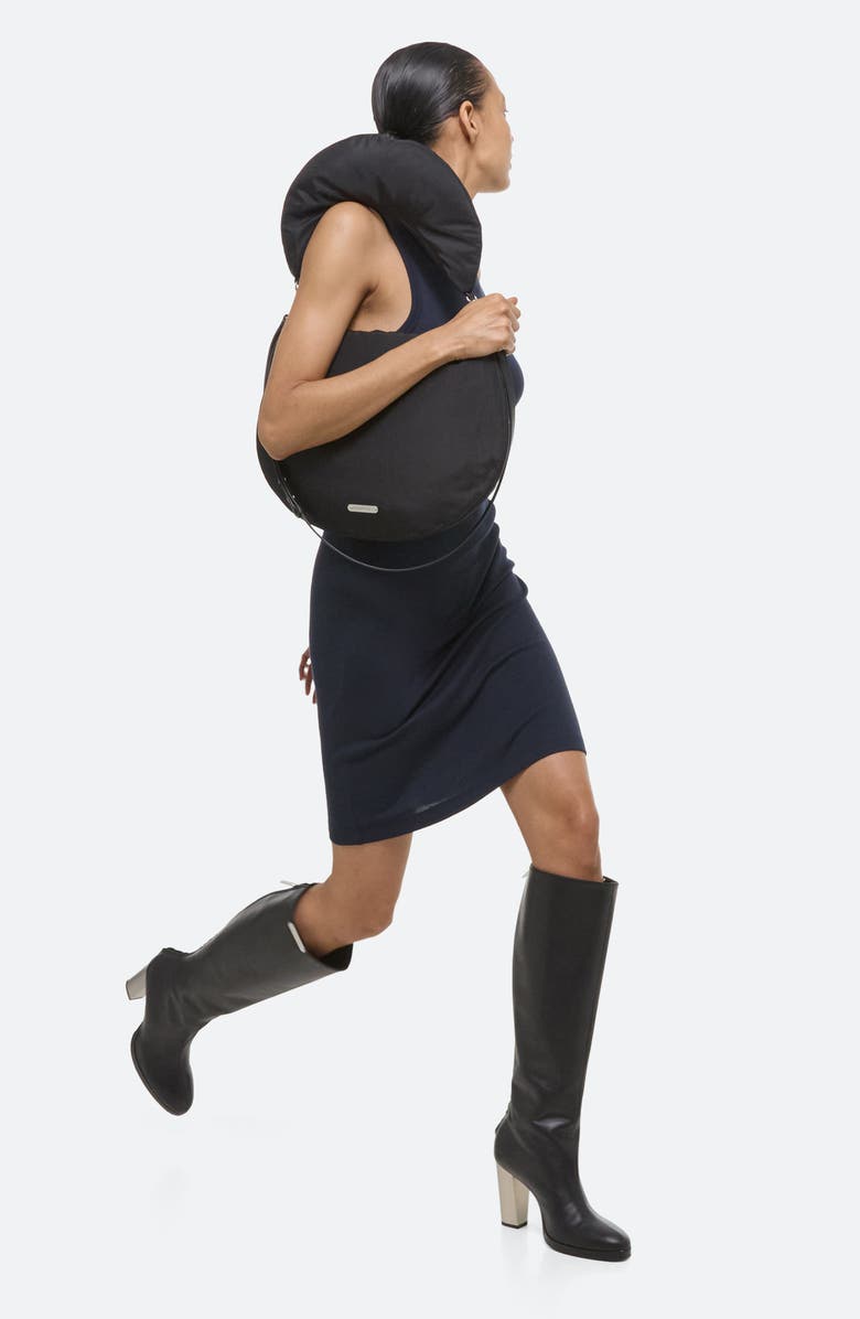 Helmut Lang Scoop Neck Tank Dress, Alternate, color, Navy