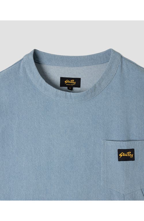 Stan Ray Utility Painter's Woven T-shirt In Single Stone