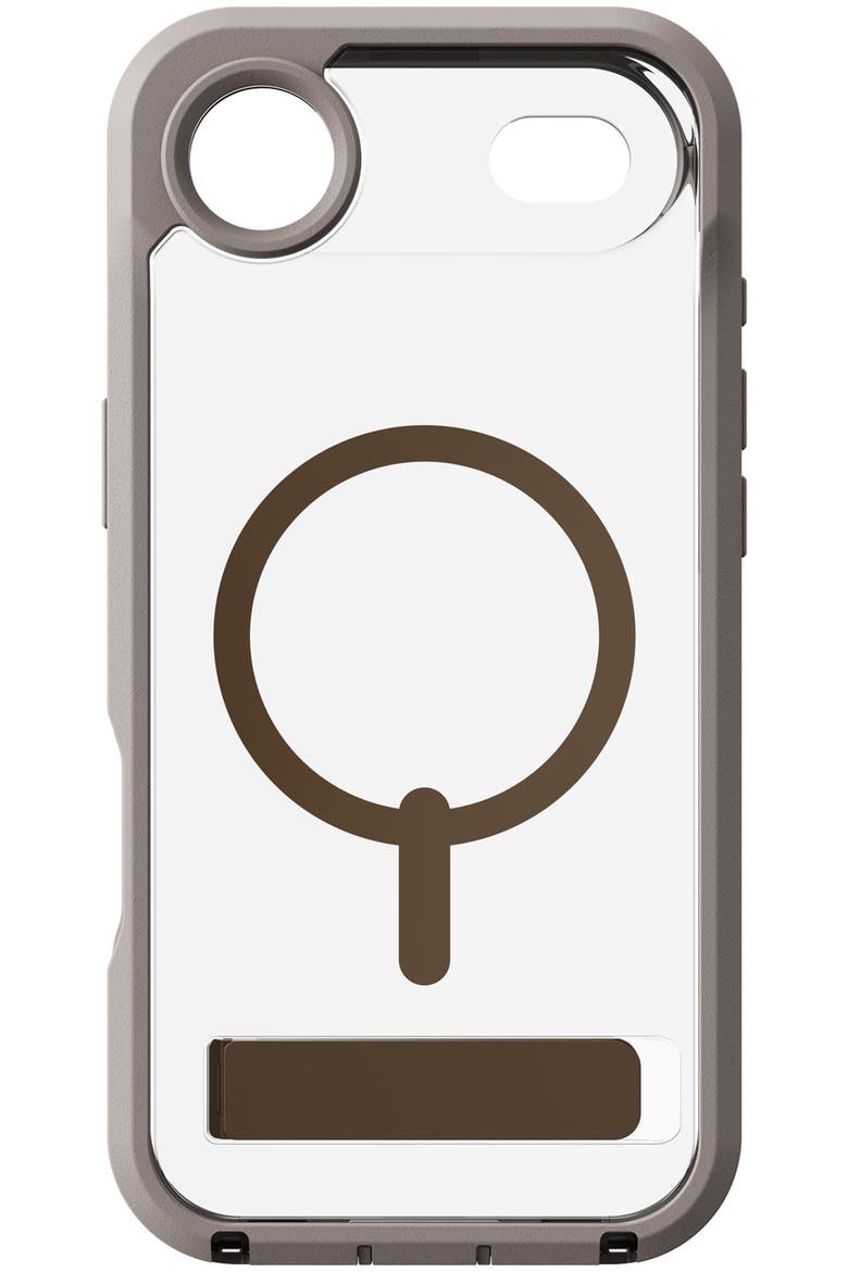 Rainier Snap MagSafe Case with Kickstand, Alternate, color, Brown