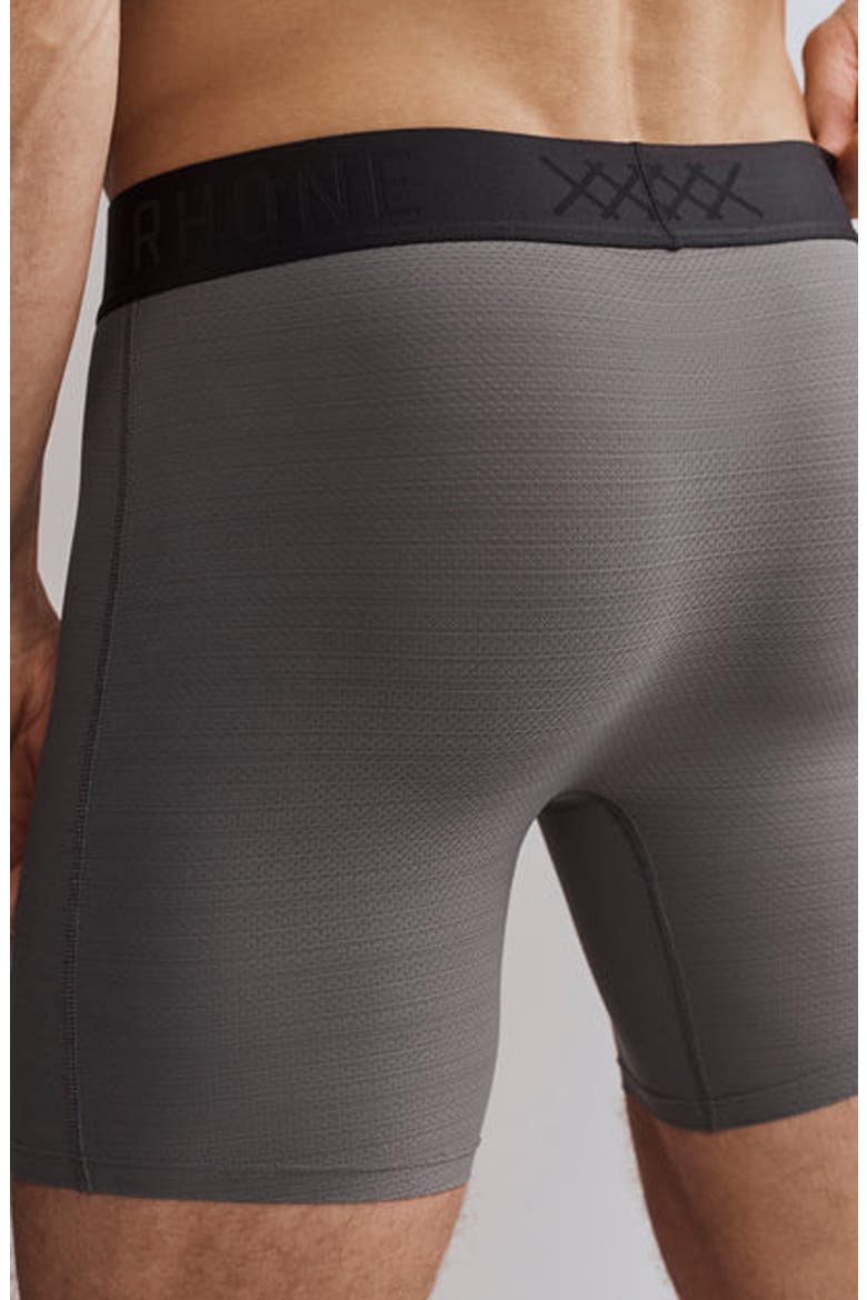 Active C.O.R. 6-Inch Performance Boxer Briefs, Alternate, color, SMOKE