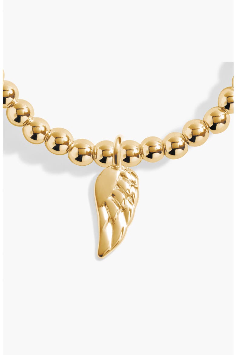 A Little 'Prayer' Bracelet in Gold-Tone Plating, Alternate, color, Metallic Gold