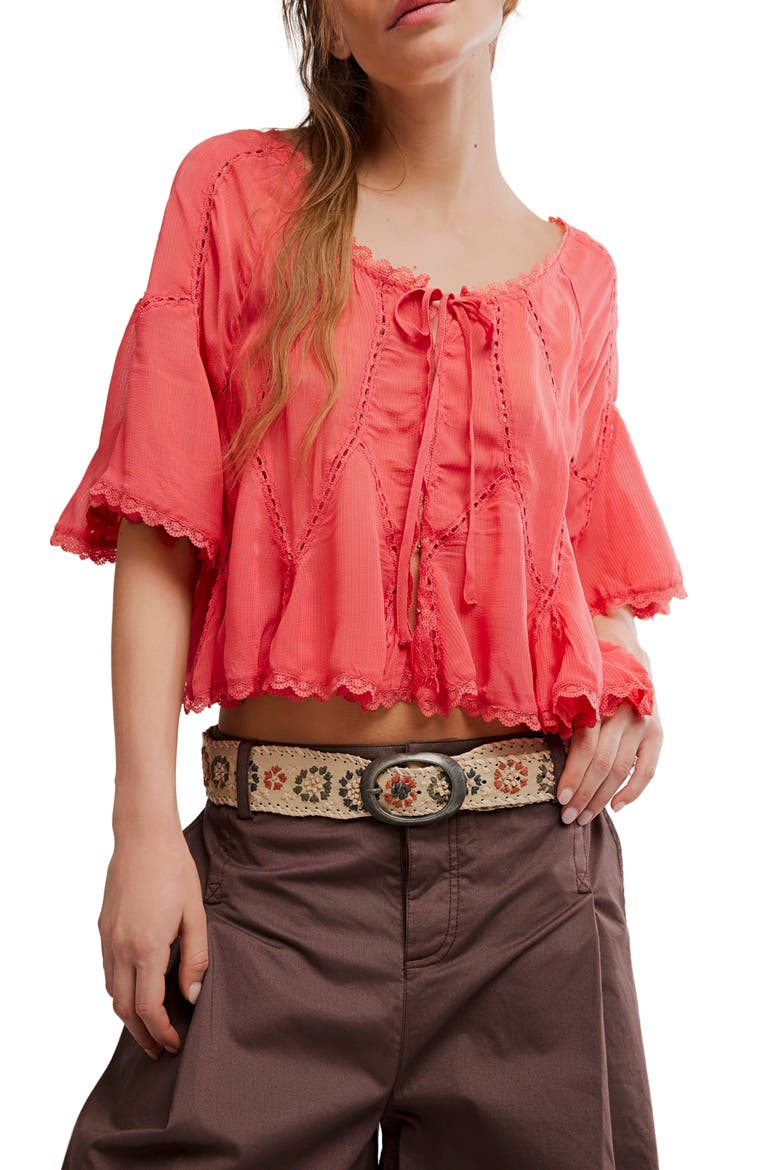 Dreaming Whipstitch Leather Belt, Alternate, color, NATURAL