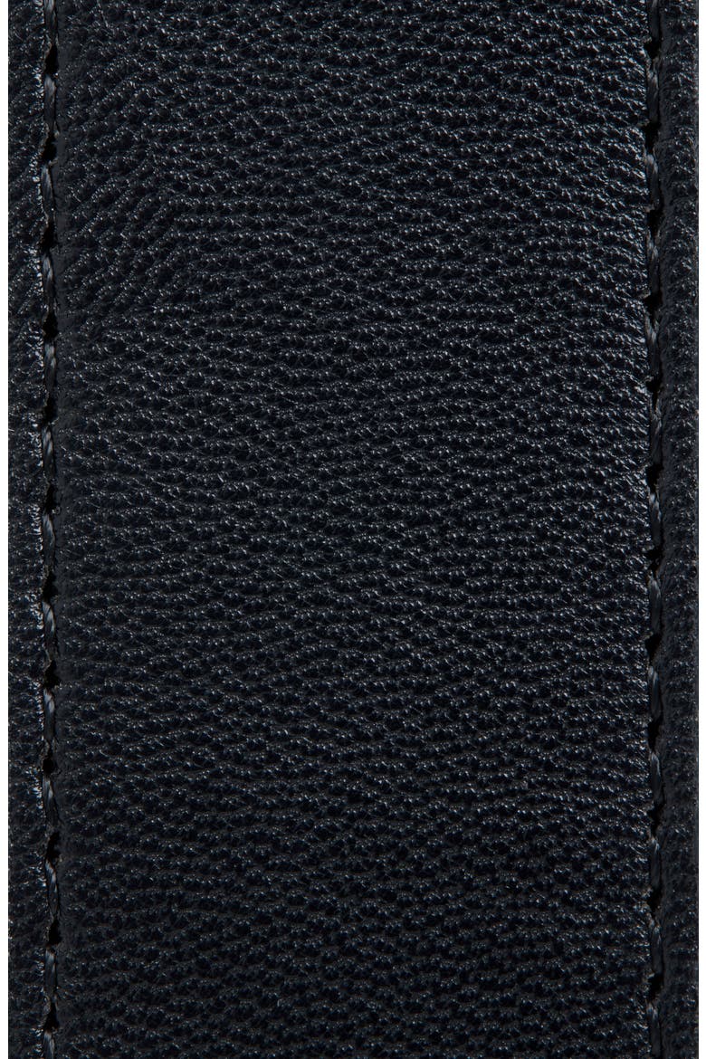 Faux Leather Belt, Alternate, color, BLACK- SILVER