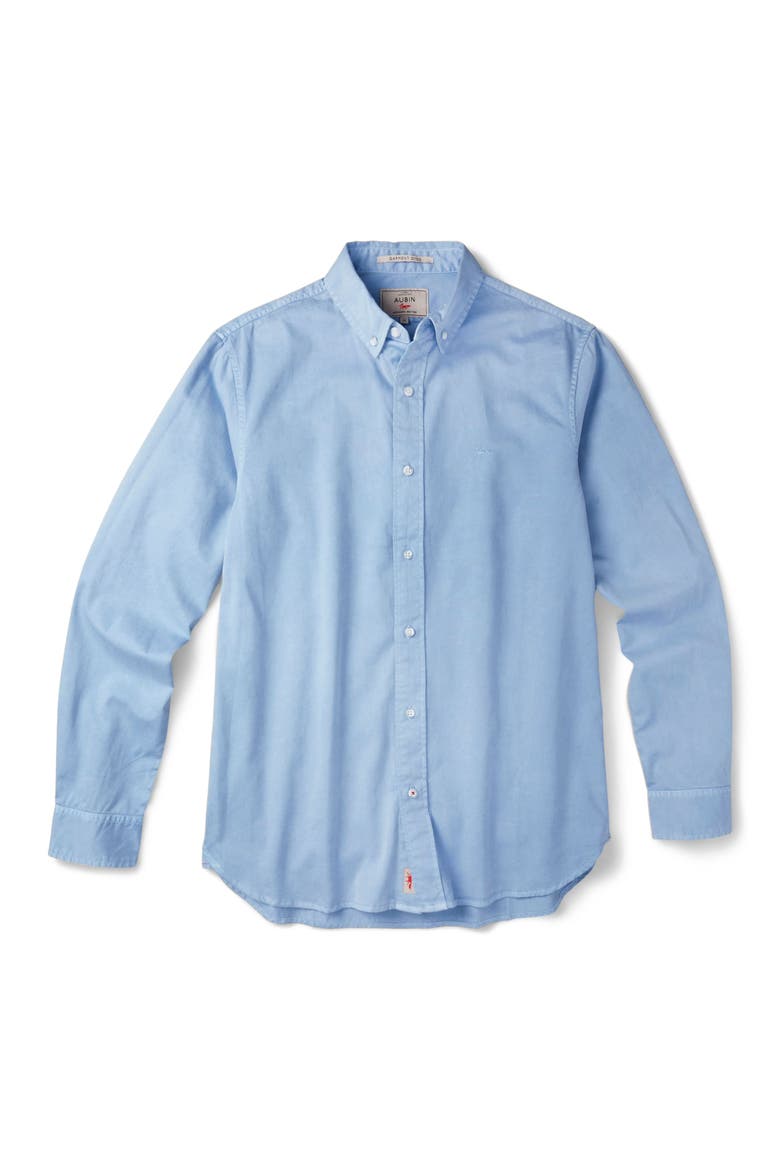 Hessle Long Sleeve Relaxed Fit Shirt, Alternate, color, Pale Blue
