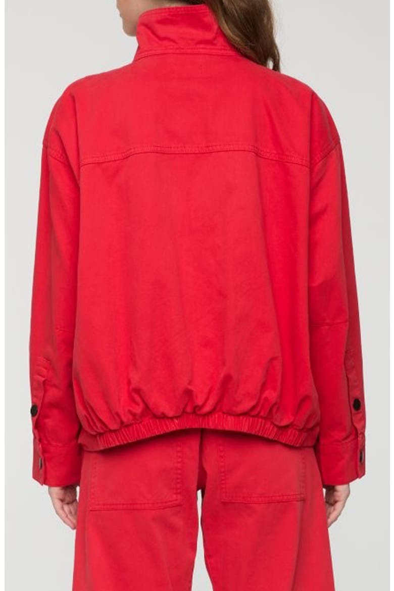 Liberty Cotton Bomber Jacket, Alternate, color, NEGRONI