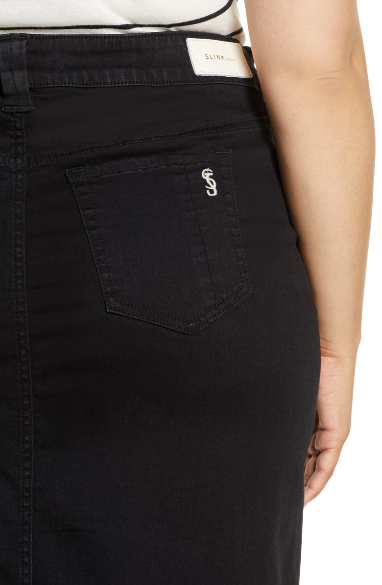 SLINK Jeans Long Denim Skirt, Alternate, color,