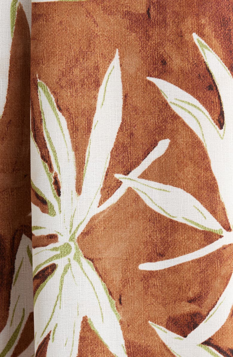 Tahari ASL Print Tie Belt Midi Shirtdress, Alternate, color,