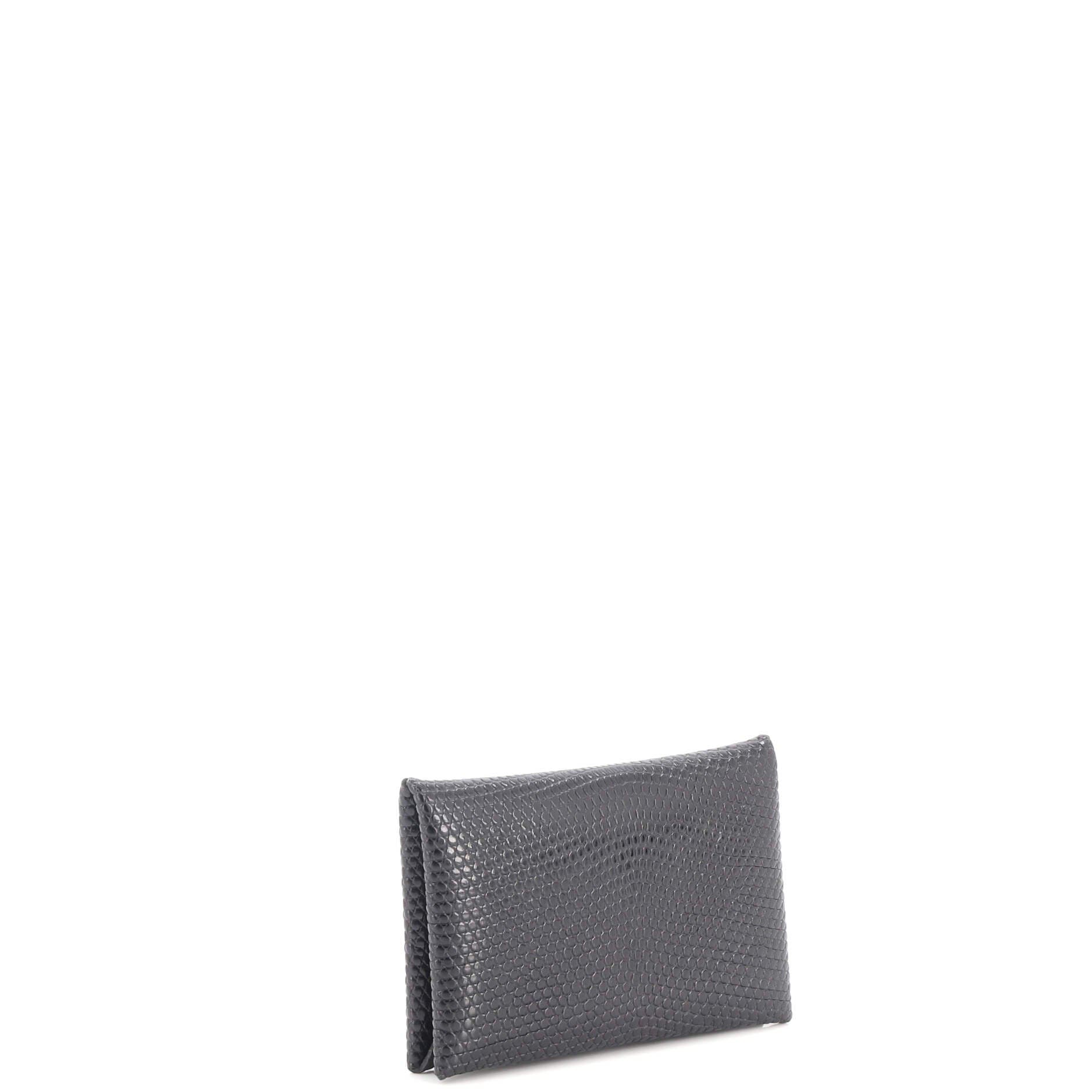 Calvi Card Holder Lizard, Alternate, color, Black