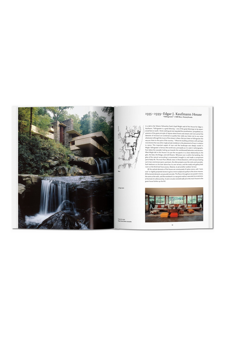 F L Wright Book, Alternate, color, White